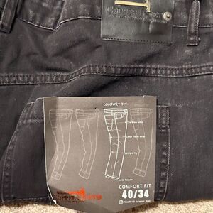 Copper Rivet Cargo Pants 40x34 NWT Black Washed Comfort Fit Multi Pocket Utility